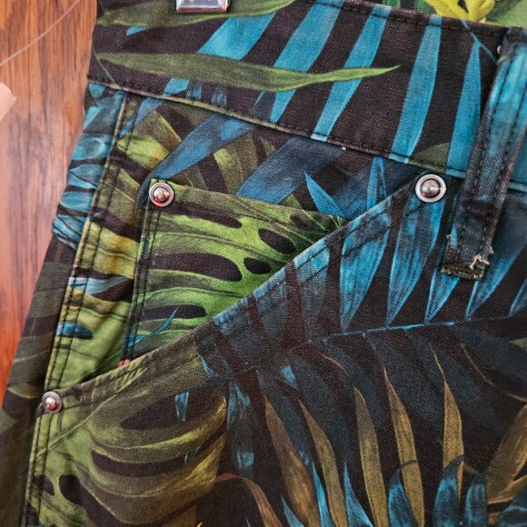 G-STAR RAW ELWOOD X25 MEN'S 5622 TAPERED W30  L34 AMAZONE FLORAL PHARRELL - Picture 7 of 8